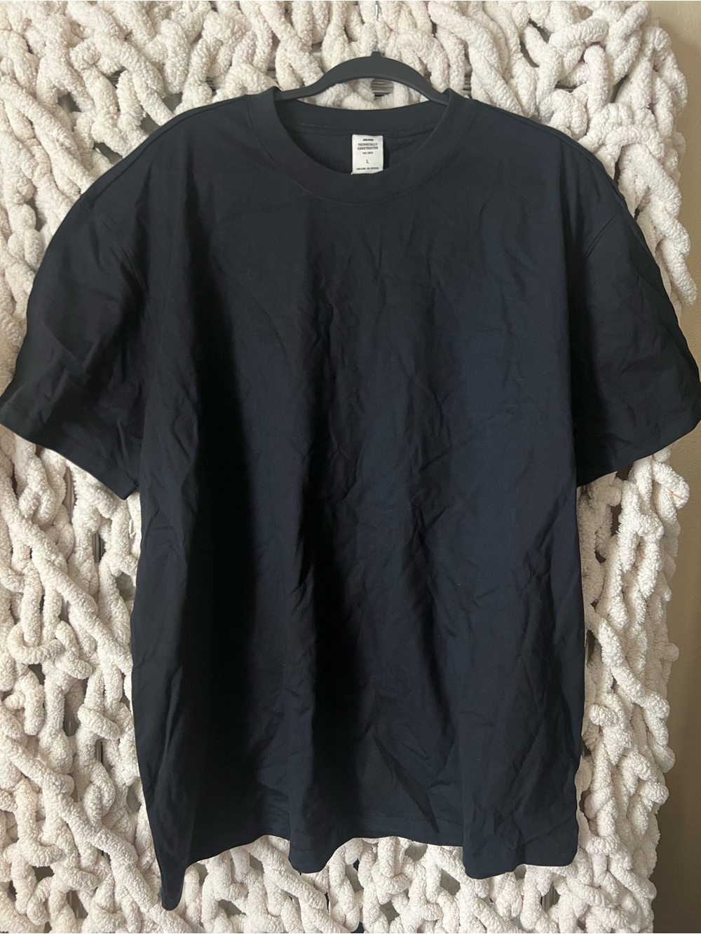 SKIMS HEAVYWEIGHT COTTON T-SHIRT NWT - OBSIDIAN